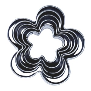 CORTADOR DE INOX - FLOR 5 PEÇAS