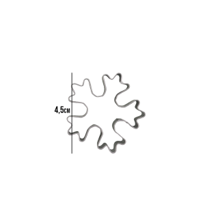 CORTADOR DE INOX - MINI FLOCO DE NEVE