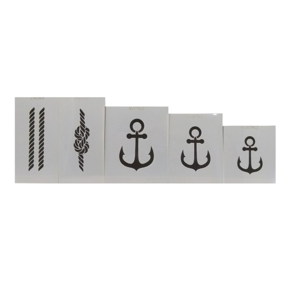 STENCIL EM PLASTICO PARA DECORAÇÃO - GMEZN955