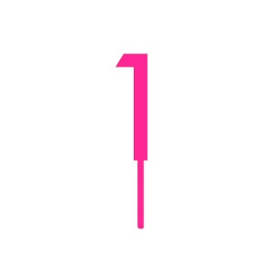TOPO DE BOLO N°1 - ROSA