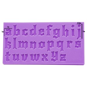 MOLDE DE ALFABETO MINÚSCULO GÓTICO