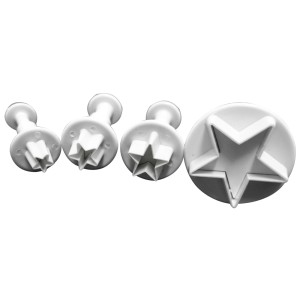 EJETOR DE MINI ESTRELAS - 4 PEÇAS