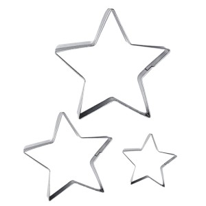 CORTADOR DE INOX - ESTRELA 3 PEÇAS