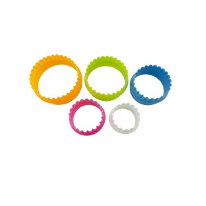 KIT CORTADOR DE CÍRCULO FRENTE E VERSO - 5 PEÇAS