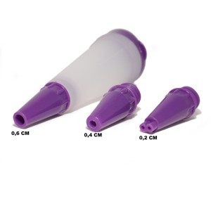 Caneta para decoração com bico duplo
