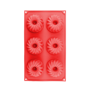 Forma de Bolo Suiça Medio 6 Cavidades