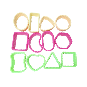 KIT CORTADOR FORMAS DIVERSAS 12 PÇS