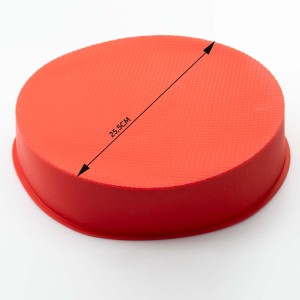 FORMA EM SILICONE PARA BOLO REDONDA 27CM