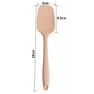 Espátula Funda em Silicone 28cm rosa pastel