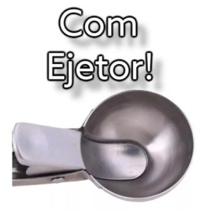 COLHER PEGADOR DE SORVETE EM INOX GRANDE