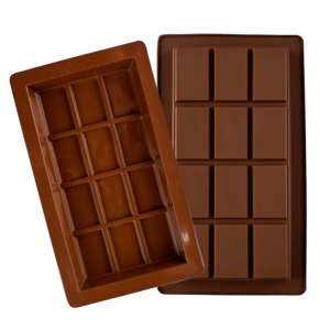 FORMA BARRA DE CHOCOLATE EM SILICONE - 25X14,6 - BARRA DE DUBAI