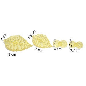 KIT MARCADOR FOLHAS 4 PÇS