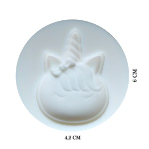 MOLDE UNICÓRNIO COM LAÇO