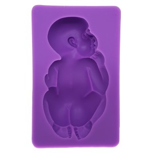 MOLDE EM SILICONE PARA CONFEITARIA RESCEM NASCIDO GRANDE