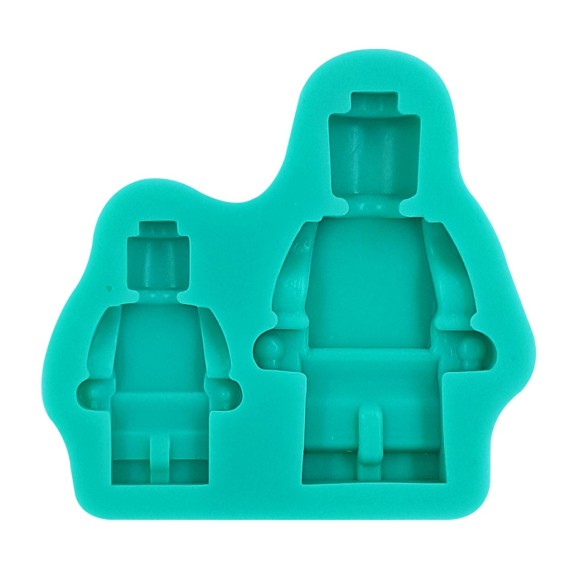 MOLDE PARA PASTA AMERICANA ROBO LEGO